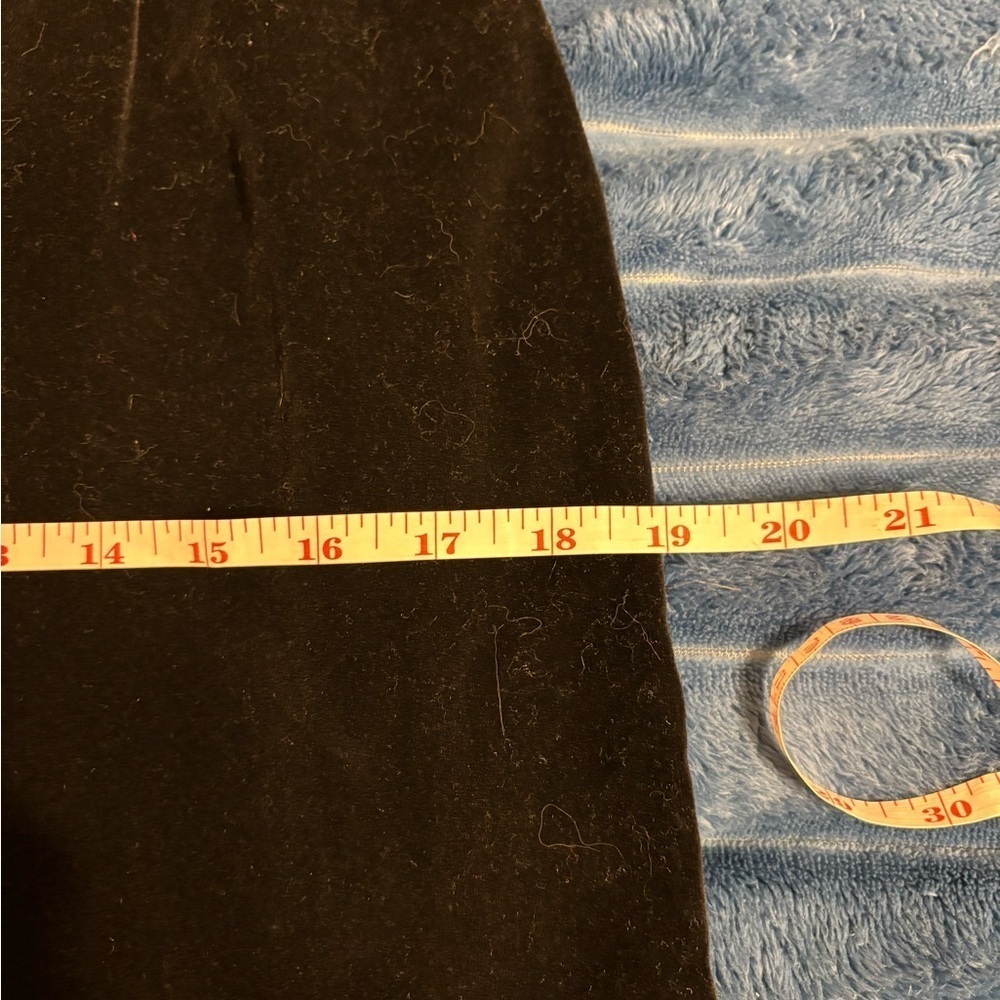 Women’s Vintage Claude velvet skirt size 9-10 - Picture 4 of 9